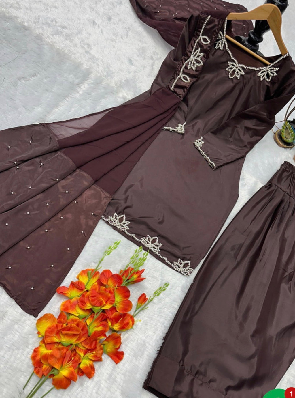 Midnight Cocoa Elegance 🌙